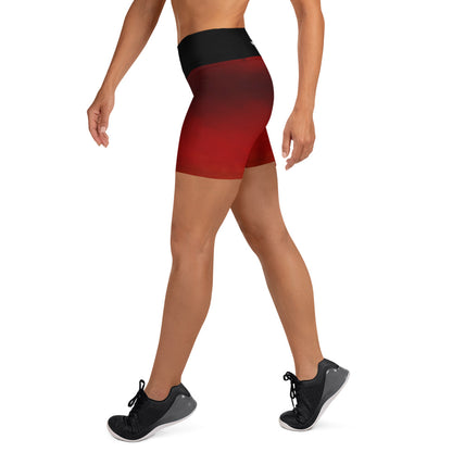 WORK AxB Red Yoga Shorts