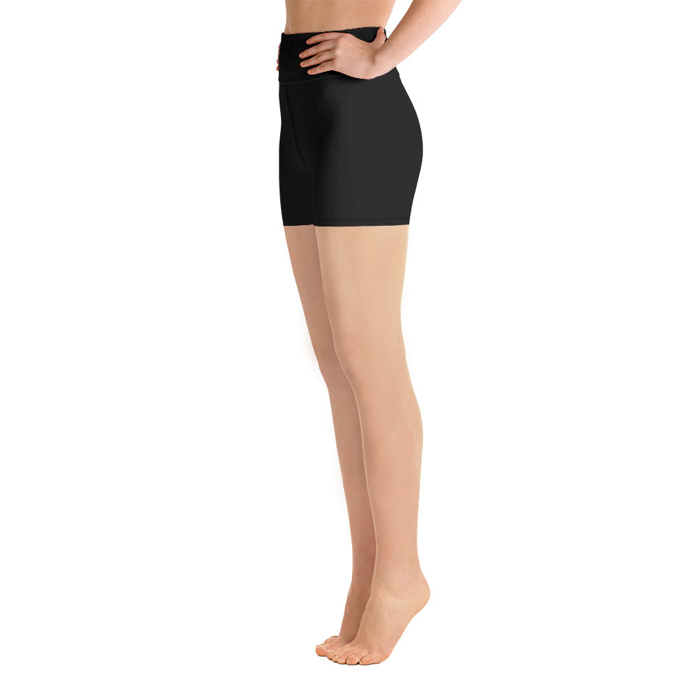 Scratch BLACK Yoga Shorts with pocket