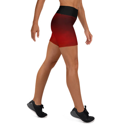 WORK AxB Red Yoga Shorts