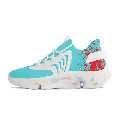 PUMP N FLY Reacts Trainers - White/Turquoise