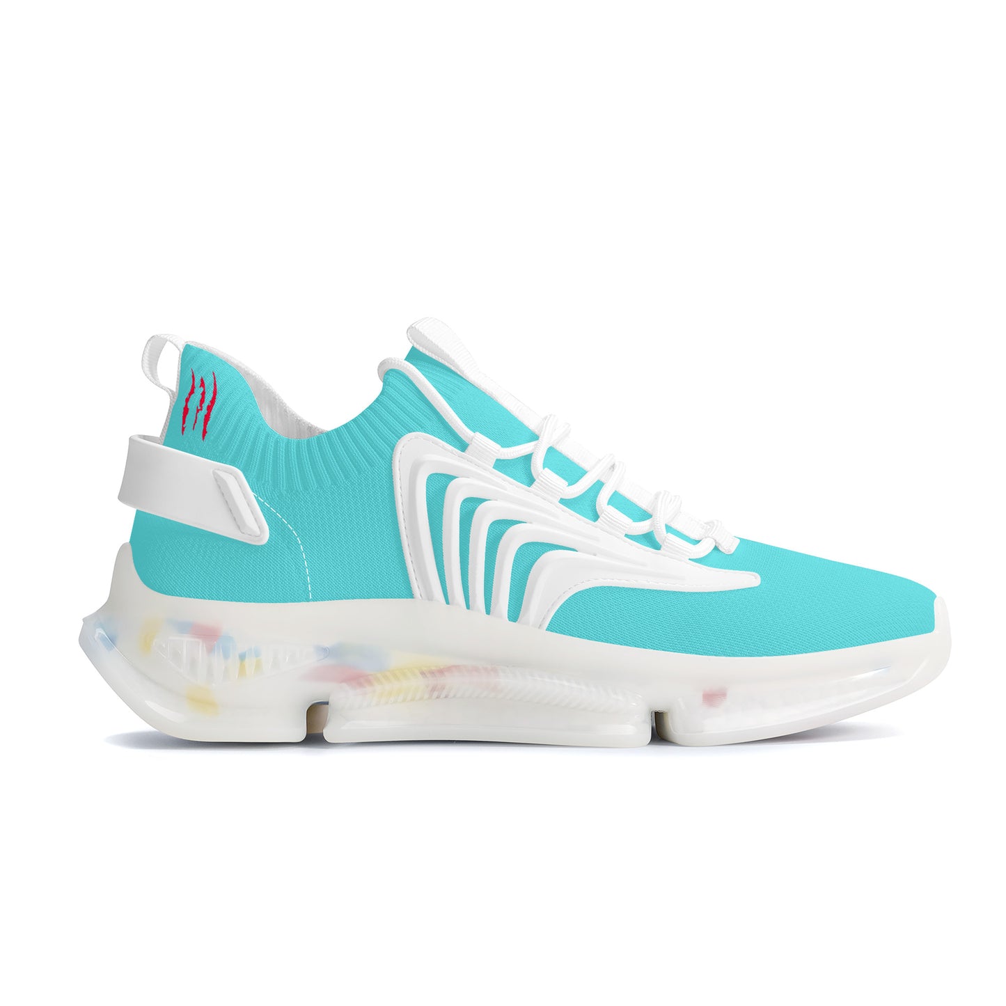 PUMP N FLY Reacts Trainers - White/Turquoise