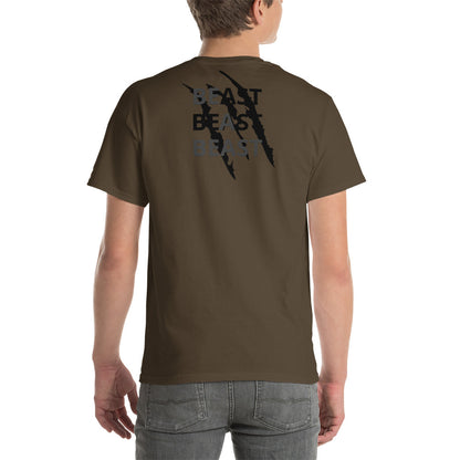 BE A BEAST SCRATCH Short Sleeve T-Shirt