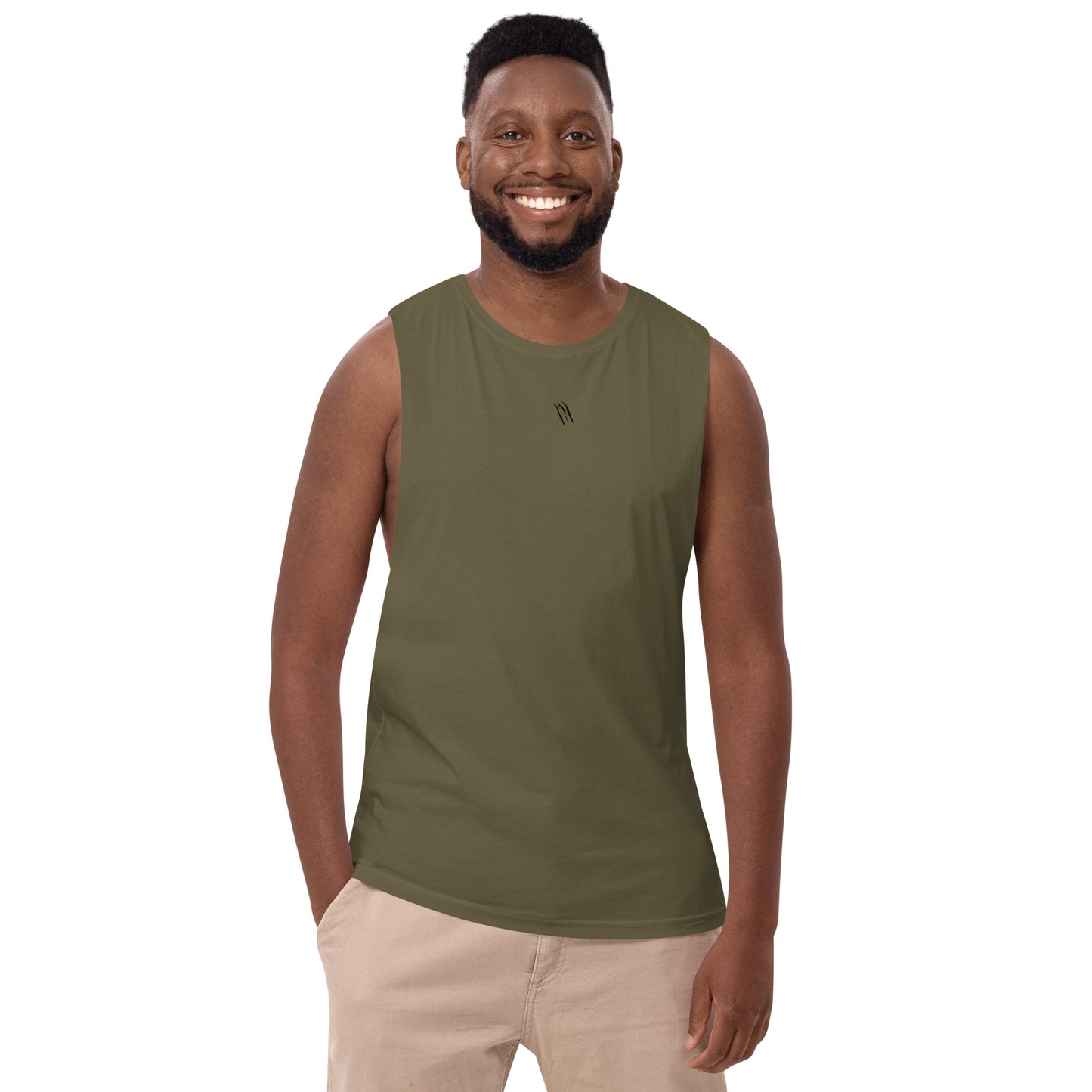 Around the World Beast Men’s drop arm tank top