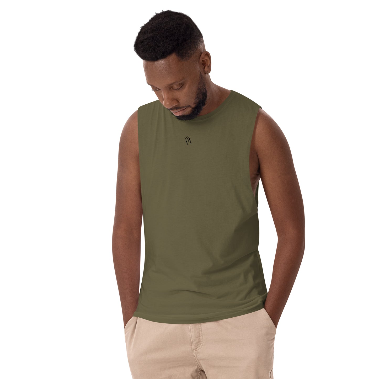 Around the World Beast Men’s drop arm tank top