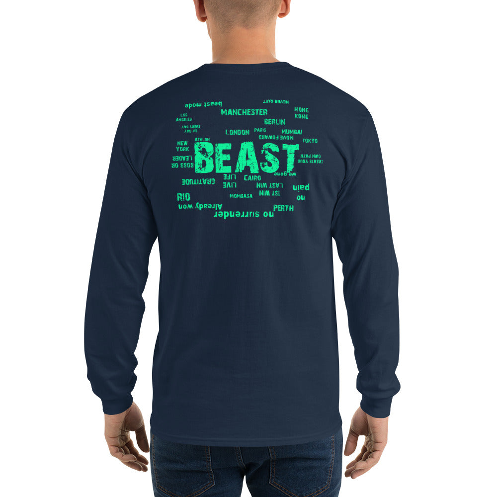 BEAST WORLD Men’s Long Sleeve Shirt