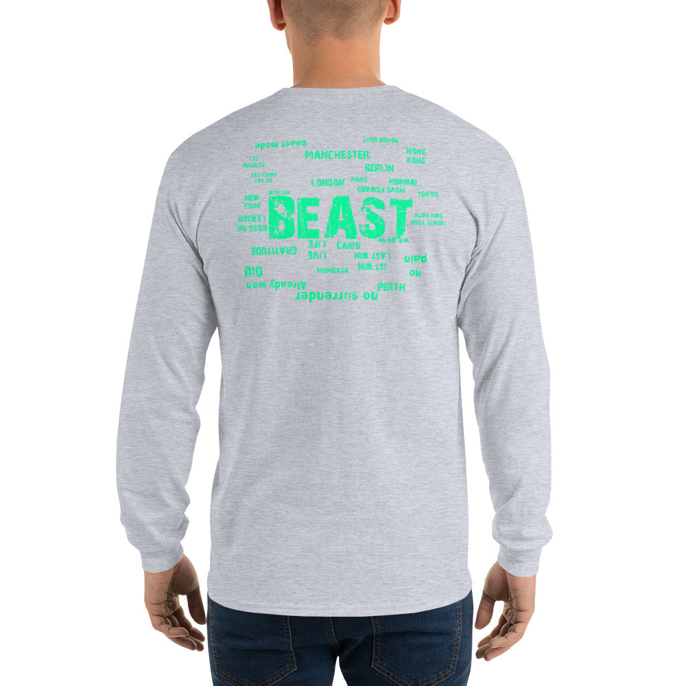 BEAST WORLD Men’s Long Sleeve Shirt