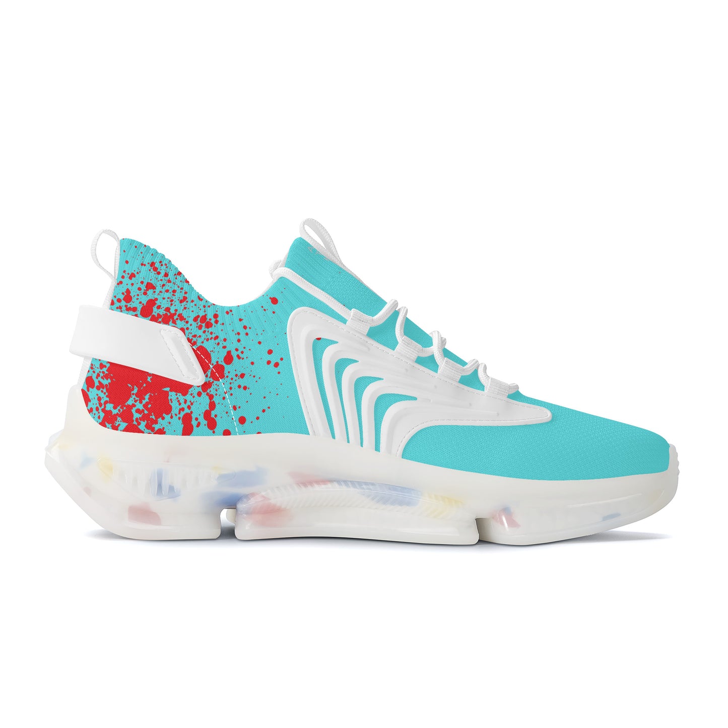 PUMP N FLY Reacts Trainers - White/Turquoise