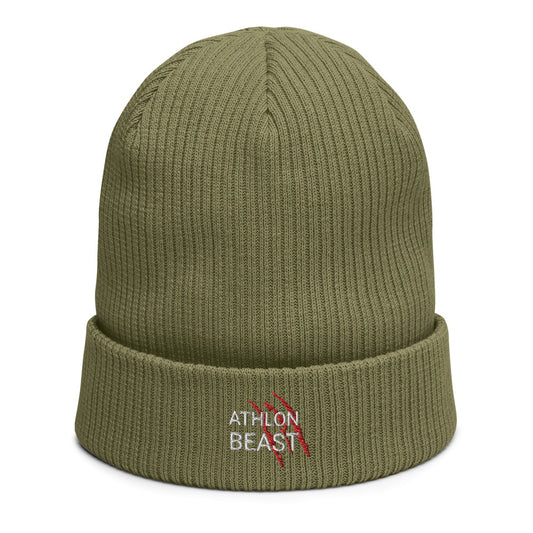 AxB Organic ribbed beanie