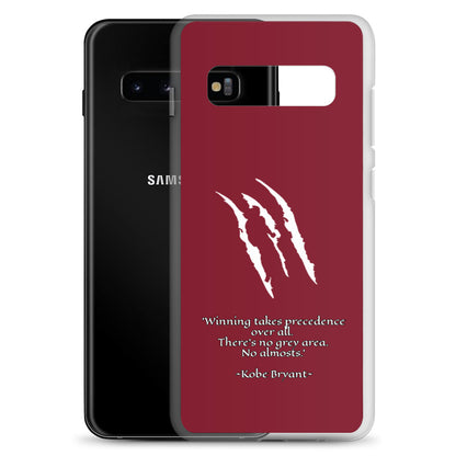 KOBE Samsung Case Maroon Scratch