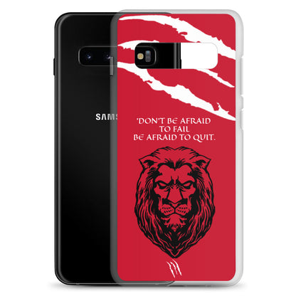 LION Samsung Case RED