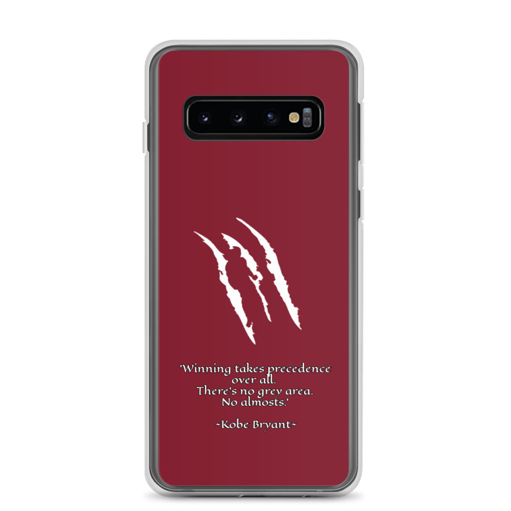 KOBE Samsung Case Maroon Scratch