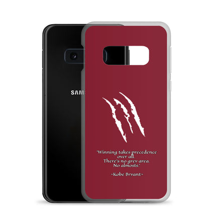 KOBE Samsung Case Maroon Scratch