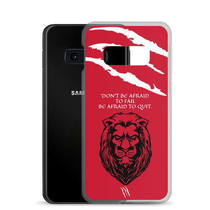 LION Samsung Case RED