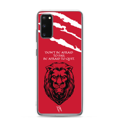 LION Samsung Case RED