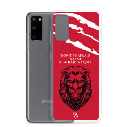 LION Samsung Case RED