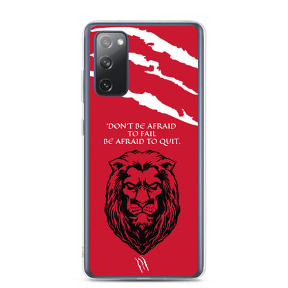 LION Samsung Case RED