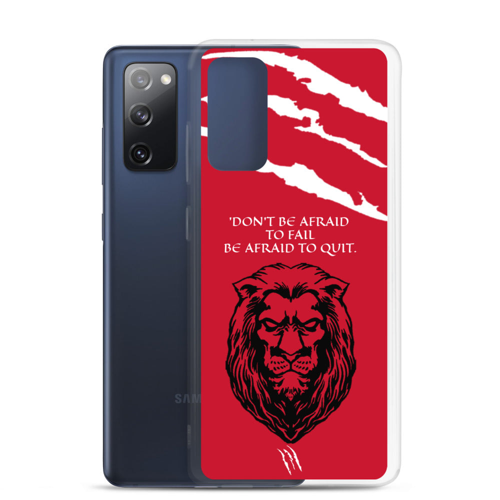 LION Samsung Case RED