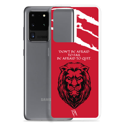 LION Samsung Case RED