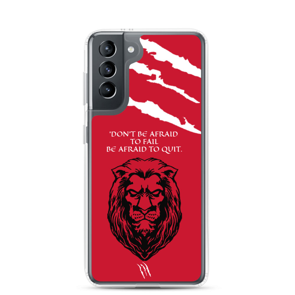 LION Samsung Case RED