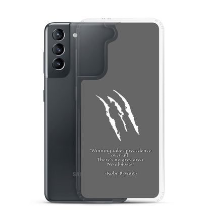 KOBE Quote Samsung Case GREY