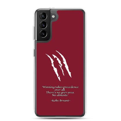 KOBE Samsung Case Maroon Scratch