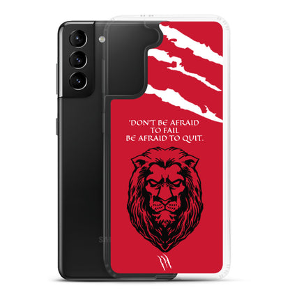 LION Samsung Case RED