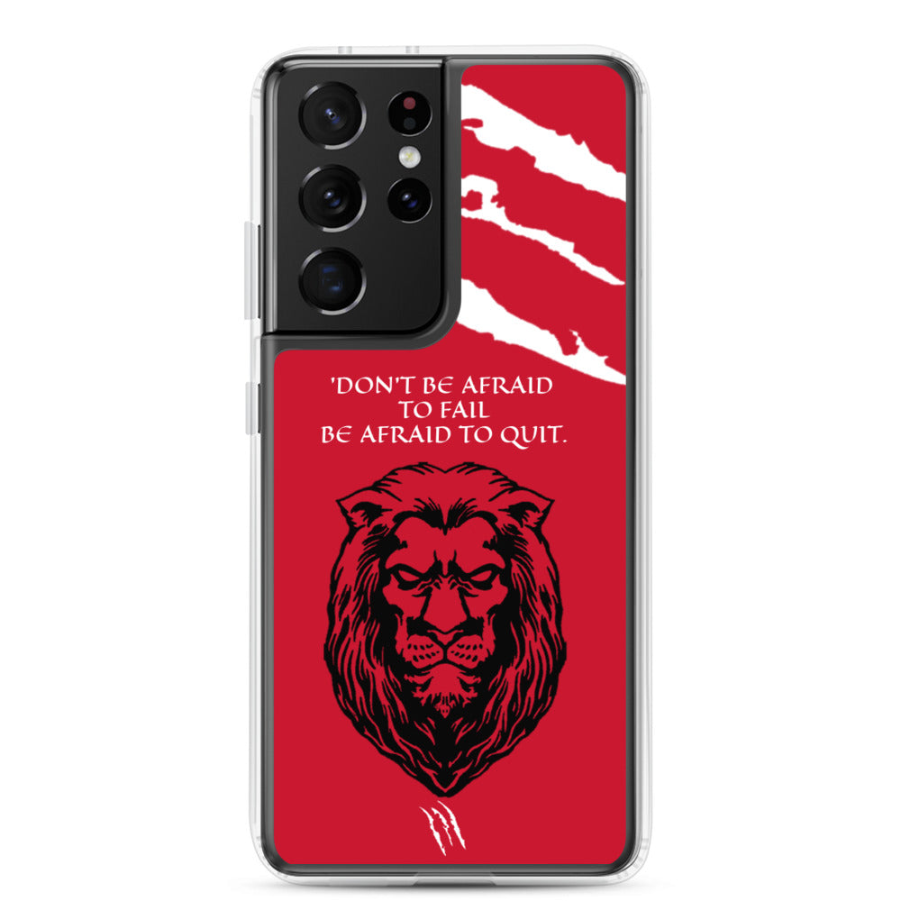 LION Samsung Case RED