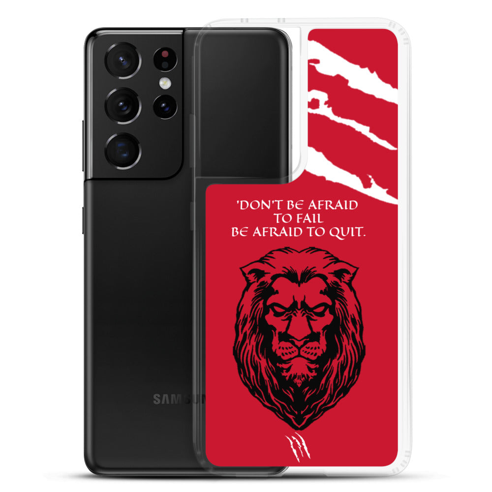 LION Samsung Case RED