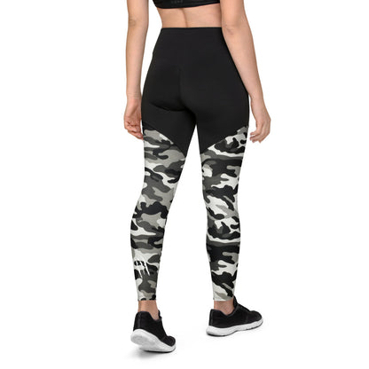 CAMO Black Sports Leggings