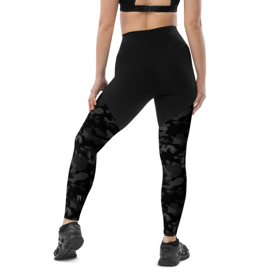 CAMO DARK CAMO ECLIPSE Sports Leggings