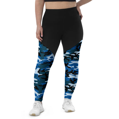 CAMO BLUE Sports Leggings