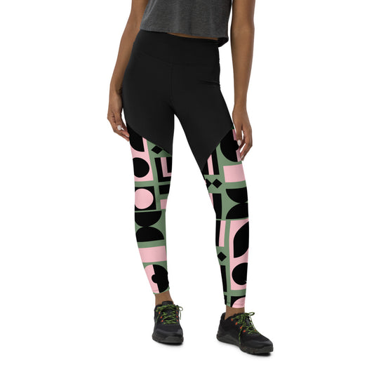 GEOMETRIC Sports Leggings