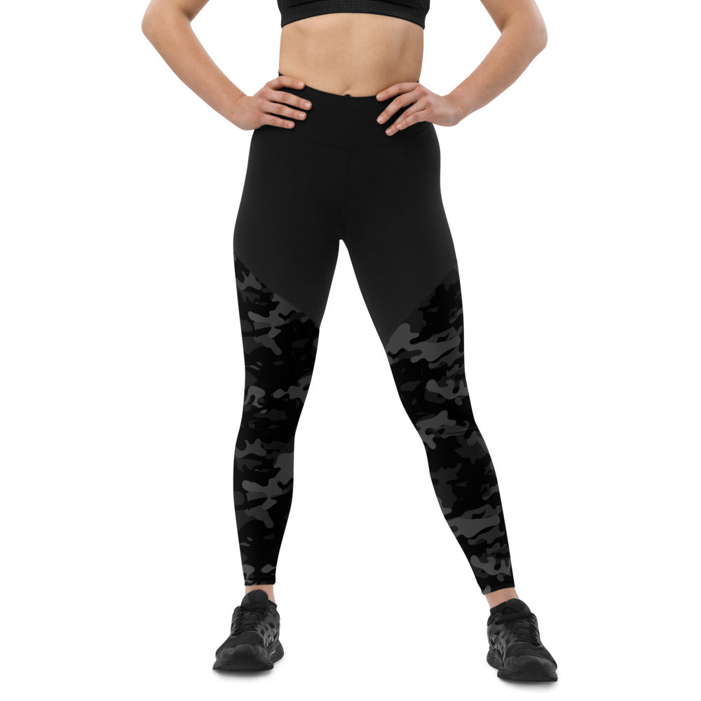 CAMO DARK CAMO ECLIPSE Sports Leggings