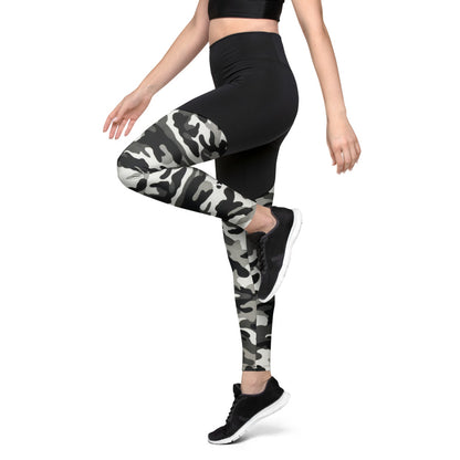 CAMO Black Sports Leggings