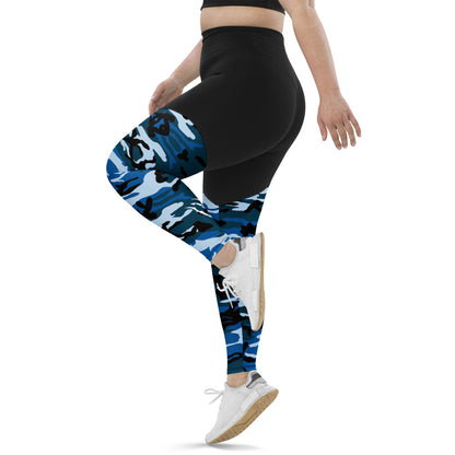 CAMO BLUE Sports Leggings