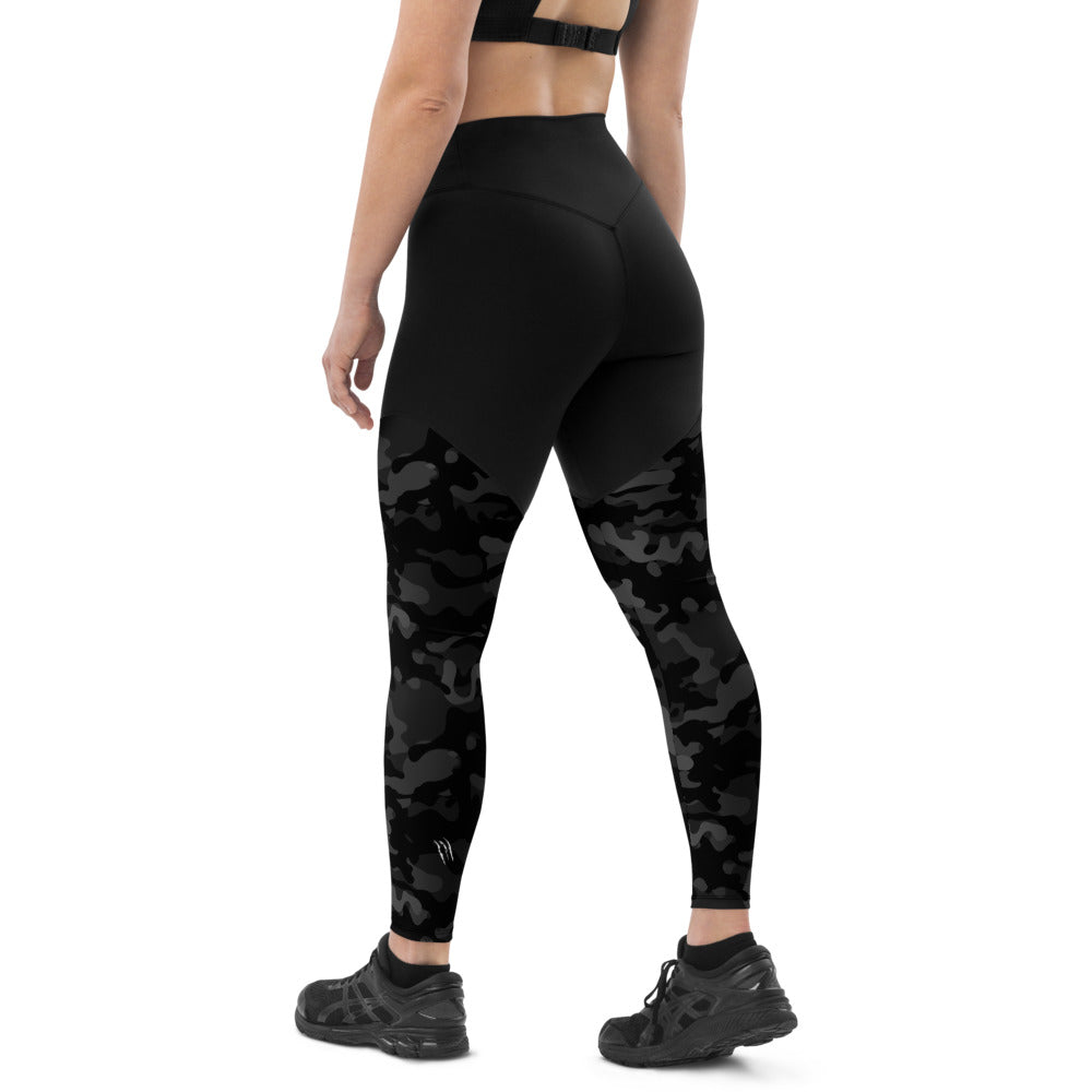 CAMO DARK CAMO ECLIPSE Sports Leggings