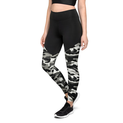 CAMO Black Sports Leggings