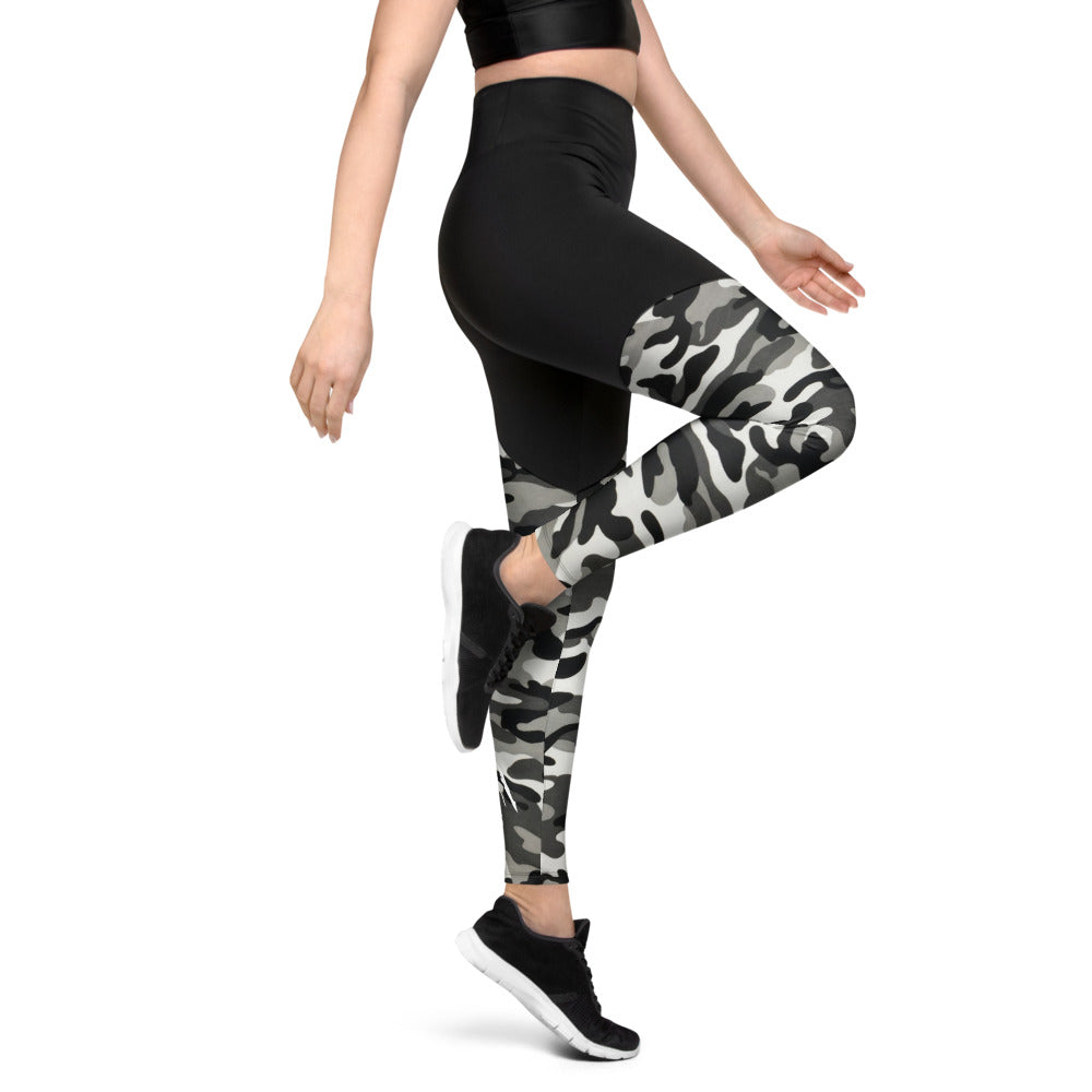 CAMO Black Sports Leggings