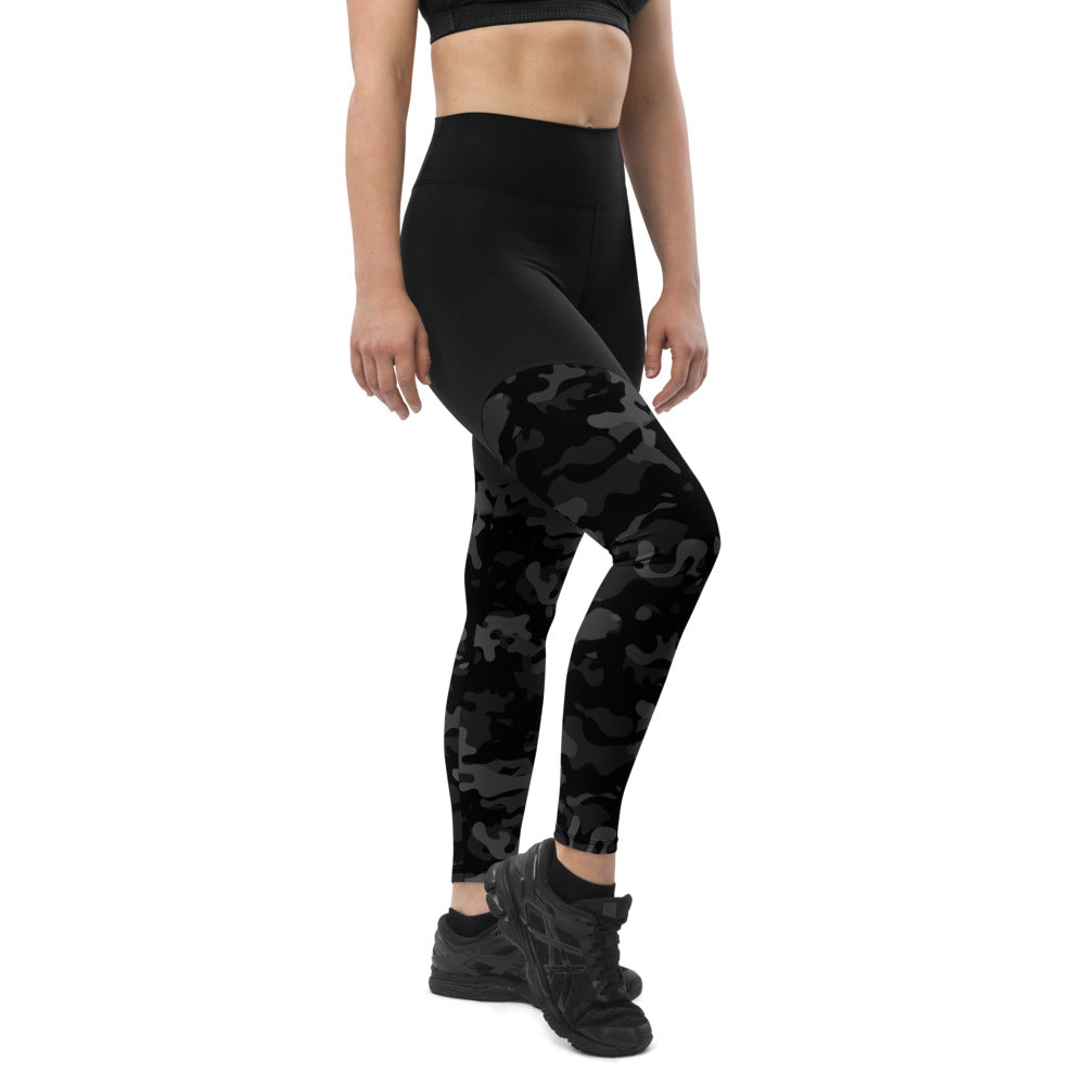 CAMO DARK CAMO ECLIPSE Sports Leggings