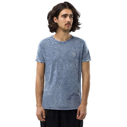 Scratch Denim T-Shirt