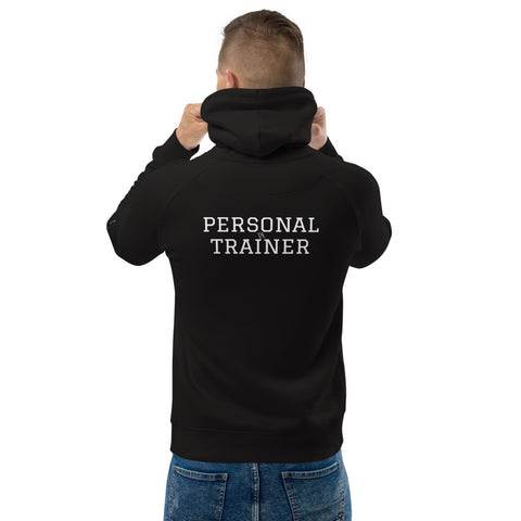 PERSONAL TRAINER Black Unisex pullover hoodie