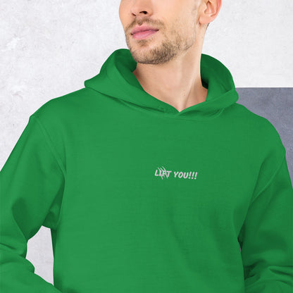 LIFT YOU!!! embroidery Unisex Hoodie