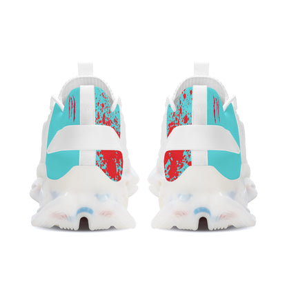 PUMP N FLY Reacts Trainers - White/Turquoise