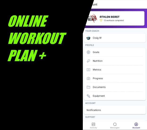 No 1 ATHLETE FIT ONLINE TRAINING WORKOUT PLAN / PROGRAMME - 8 weeks