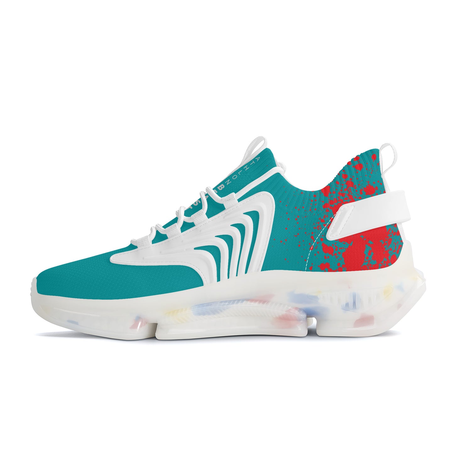 PUMP N FLY Reacts Trainers - White/Deep Turquois